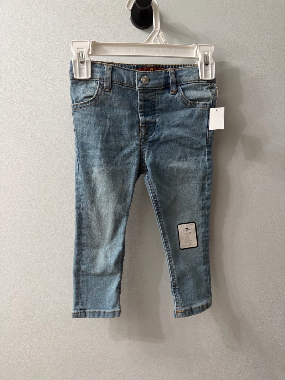 7 For All Mankind Light Blue Toddler Denim Jeans-18 months